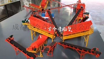成都+古今奇雕塑+各种破碎机模型
