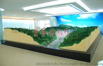 成都+古今奇雕塑+场景模型（官利水电）